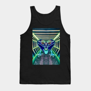 Two faces frog alien Tank Top